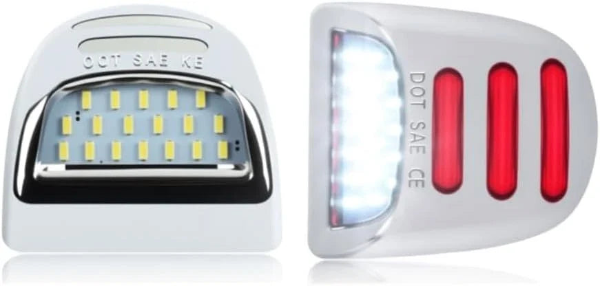 Chrome LED License Plate Light for Chevy Silverado 1500/2500/3500 (1999–2013)