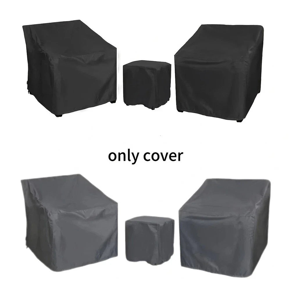 Set of 3 Waterproof Patio Furniture Covers for Sofa Table Chairs
