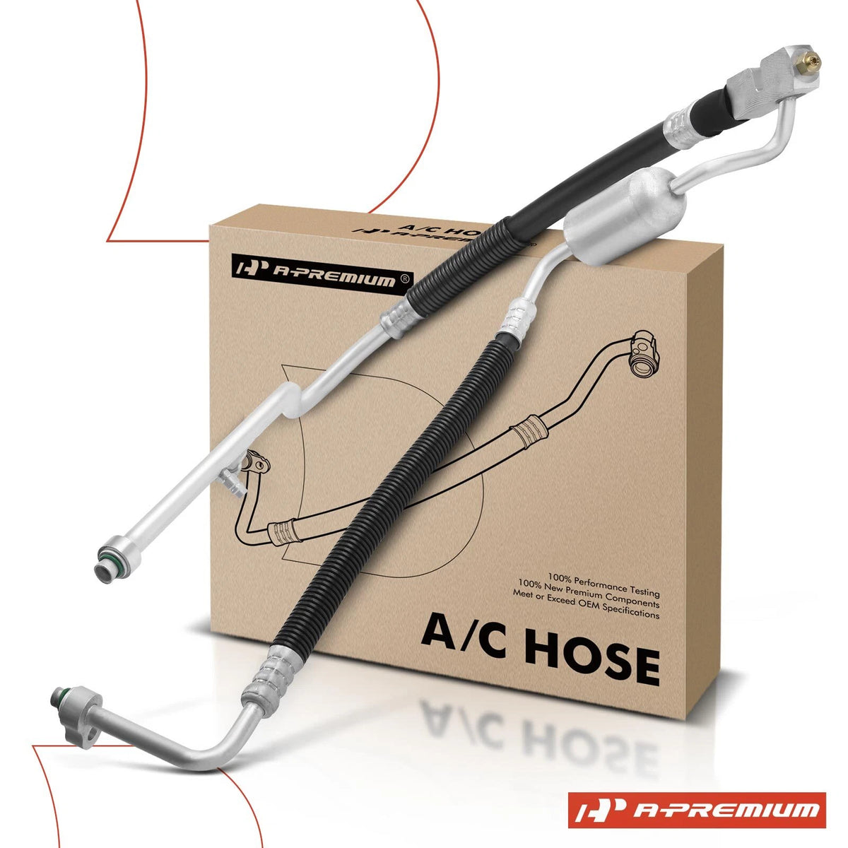 AC Hose Suction & Discharge Line for Ford Expedition Lincoln Navigator (2003–2014) - 6L1Z19D850BA, HA111576C