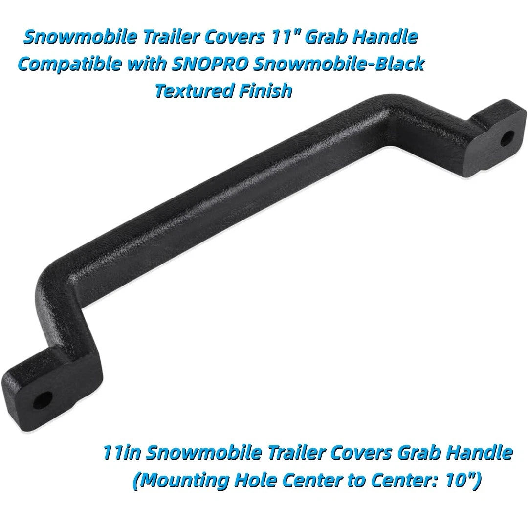 11" Grab Handle for SNOPRO Snowmobile (Fits All Models) - Black Textured