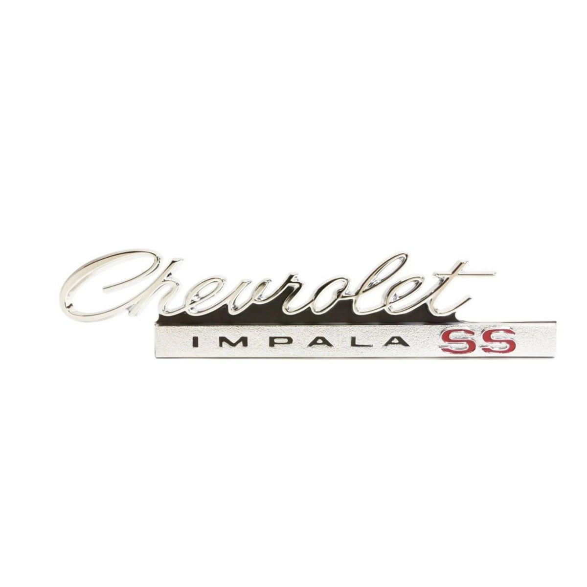 1-Piece SS Trunk Emblem for Chevrolet Impala (1966) - Part Number 2569