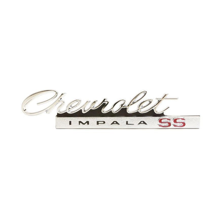 1-Piece SS Trunk Emblem for Chevrolet Impala (1966) - Part Number 2569