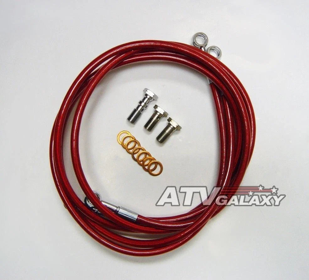 Streamline Steel Braided Front Brake Line Kit for Banshee 350 (All Years)