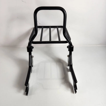 Hogworkz Black Easy Detachable Sissy Bar Backrest for Harley-Davidson Softail (2018–2023)