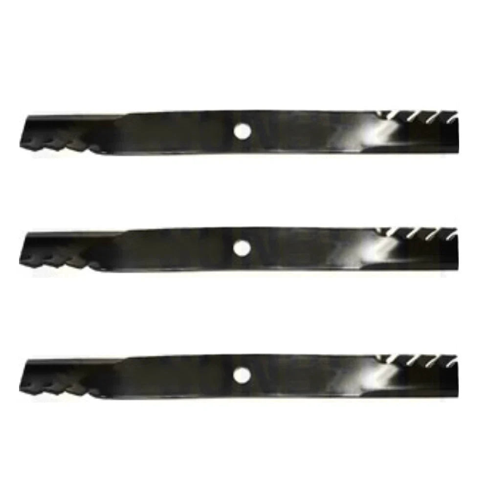 Set of 3 Mower Mulching Blades for John Deere (JD TCU15882, M142514, AM36647)