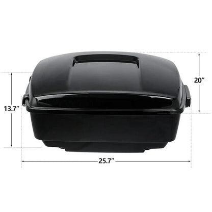 Trunk Backrest Pad Mount Rack for Harley Sport Glide FLSB (2018–2025)