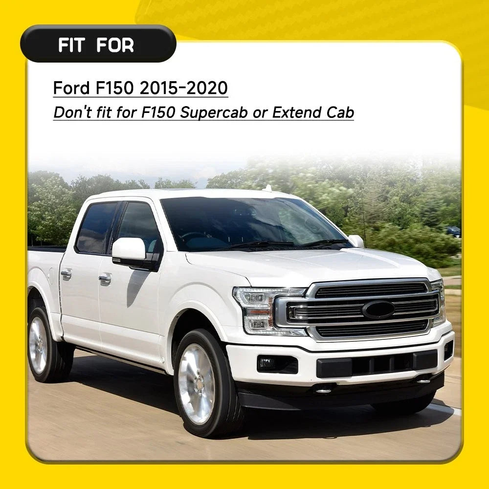 Set of 4 Carbon Fiber Door Handle Covers for Ford F150 (2015–2020)