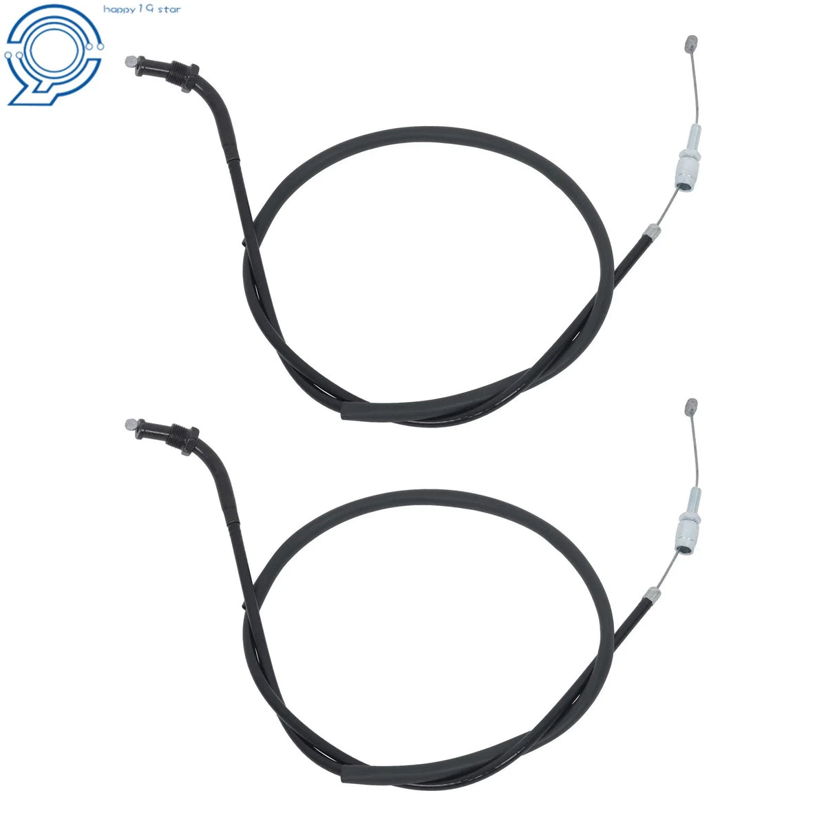 2 Throttle Cables for Honda CB1000C CB1000R CB650 CB650C CB750 CB750A (1983–1986)