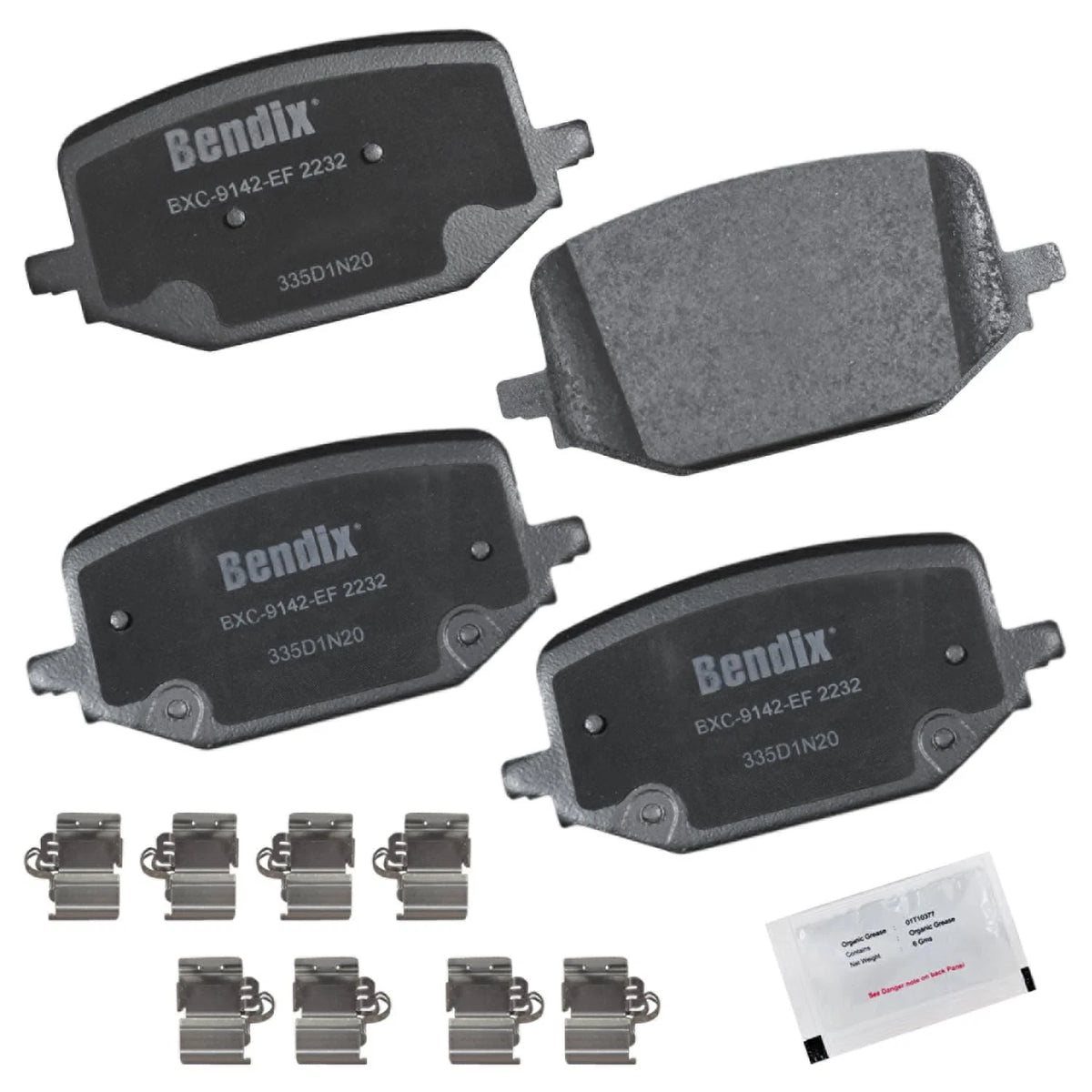 Ceramic Rear Brake Pads for Ford Explorer (2020–2024)