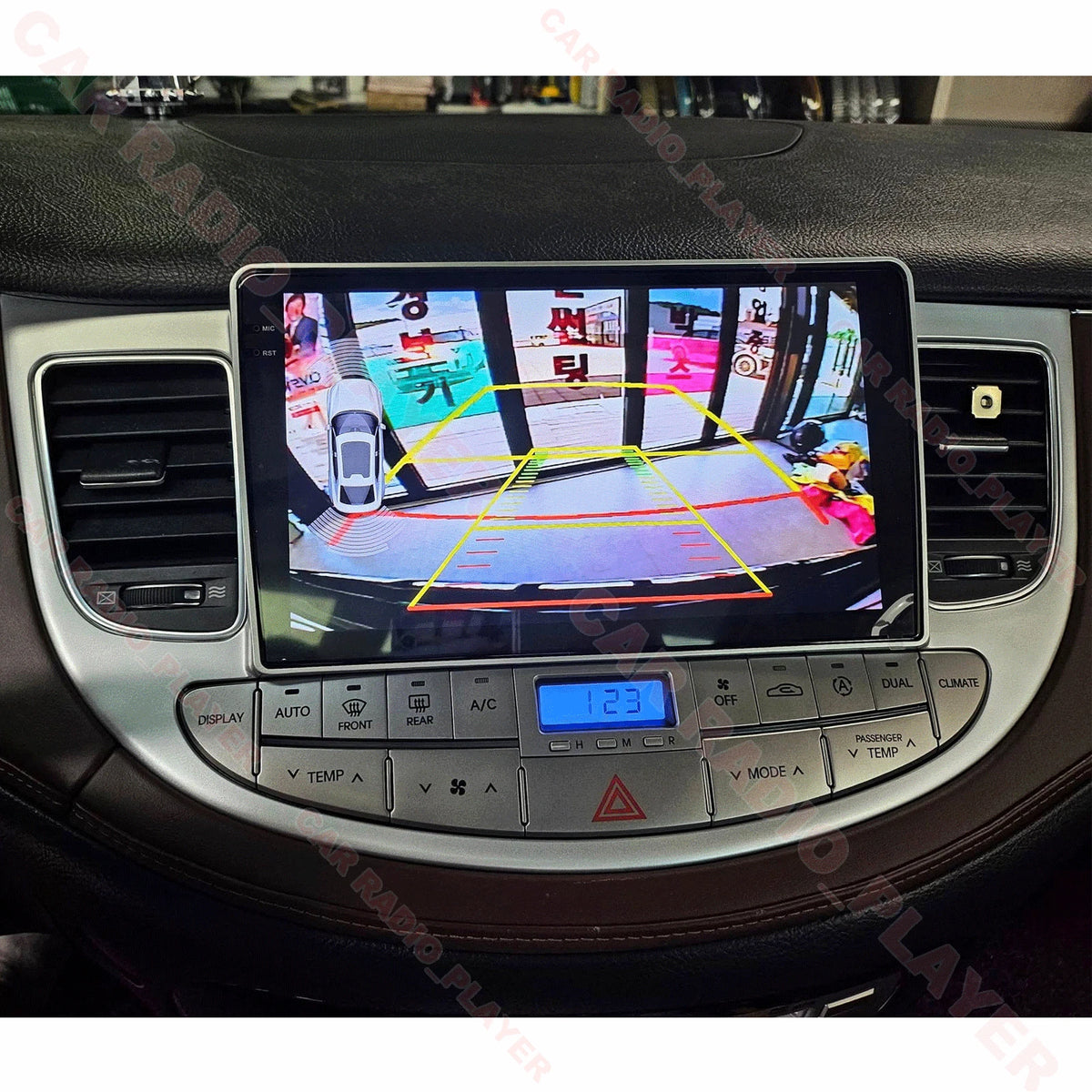 Set of 4 Apple CarPlay Radio Android 15 GPS FM Stereo for Hyundai Genesis (2009–2014)