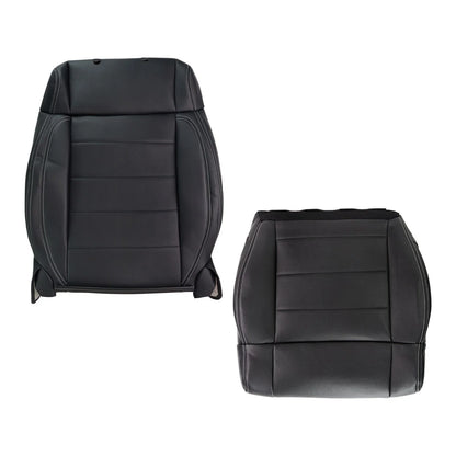 Microfiber Leather Seat Cover for Jeep Wrangler (2007–2012) Black