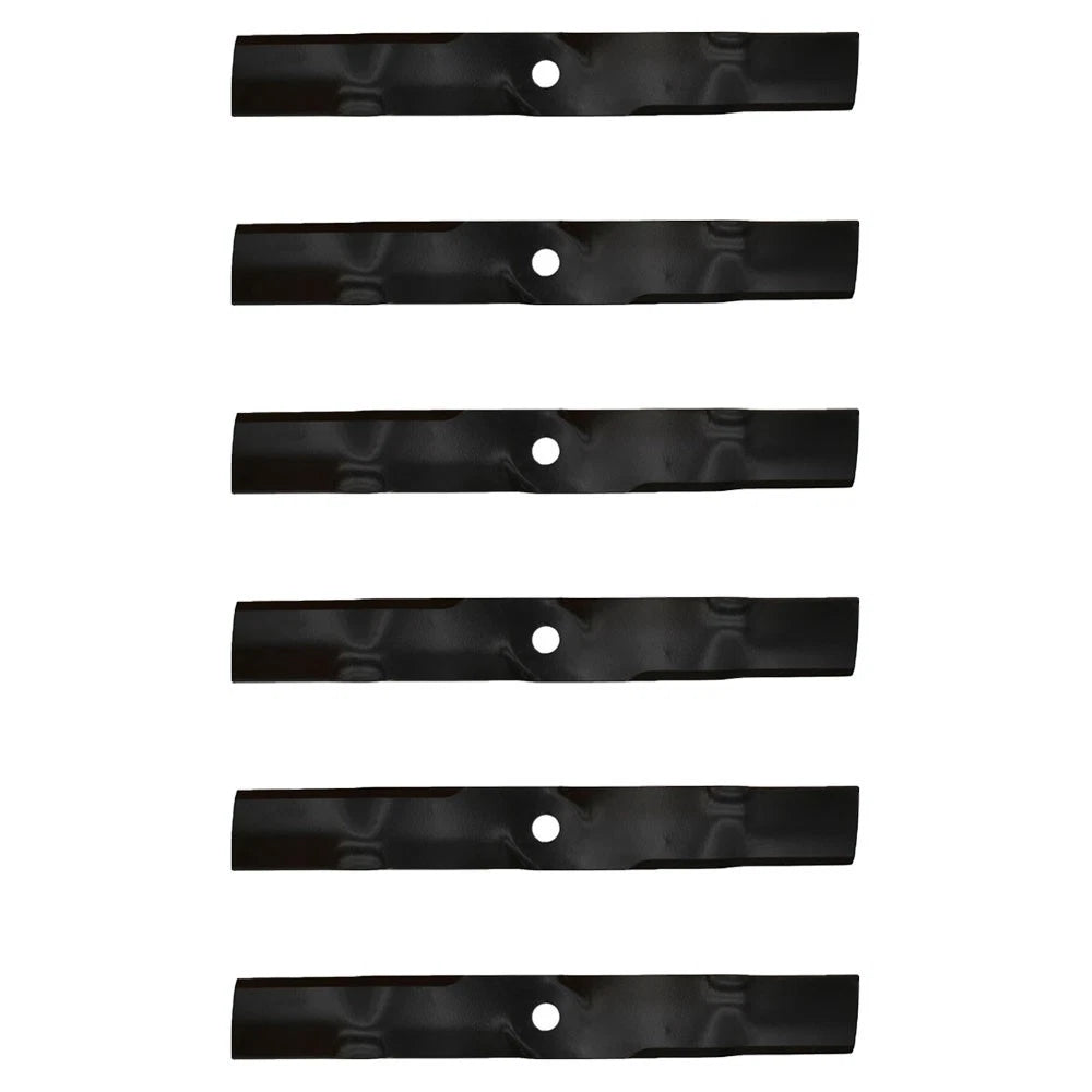 6 Mulching Blades for John Deere 54" GS25 GS45 GS75 GT235 LX288
