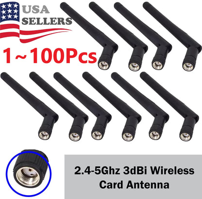 100X RP-SMA Antenna for WiFi Wireless Router 2.4GHz/5GHz