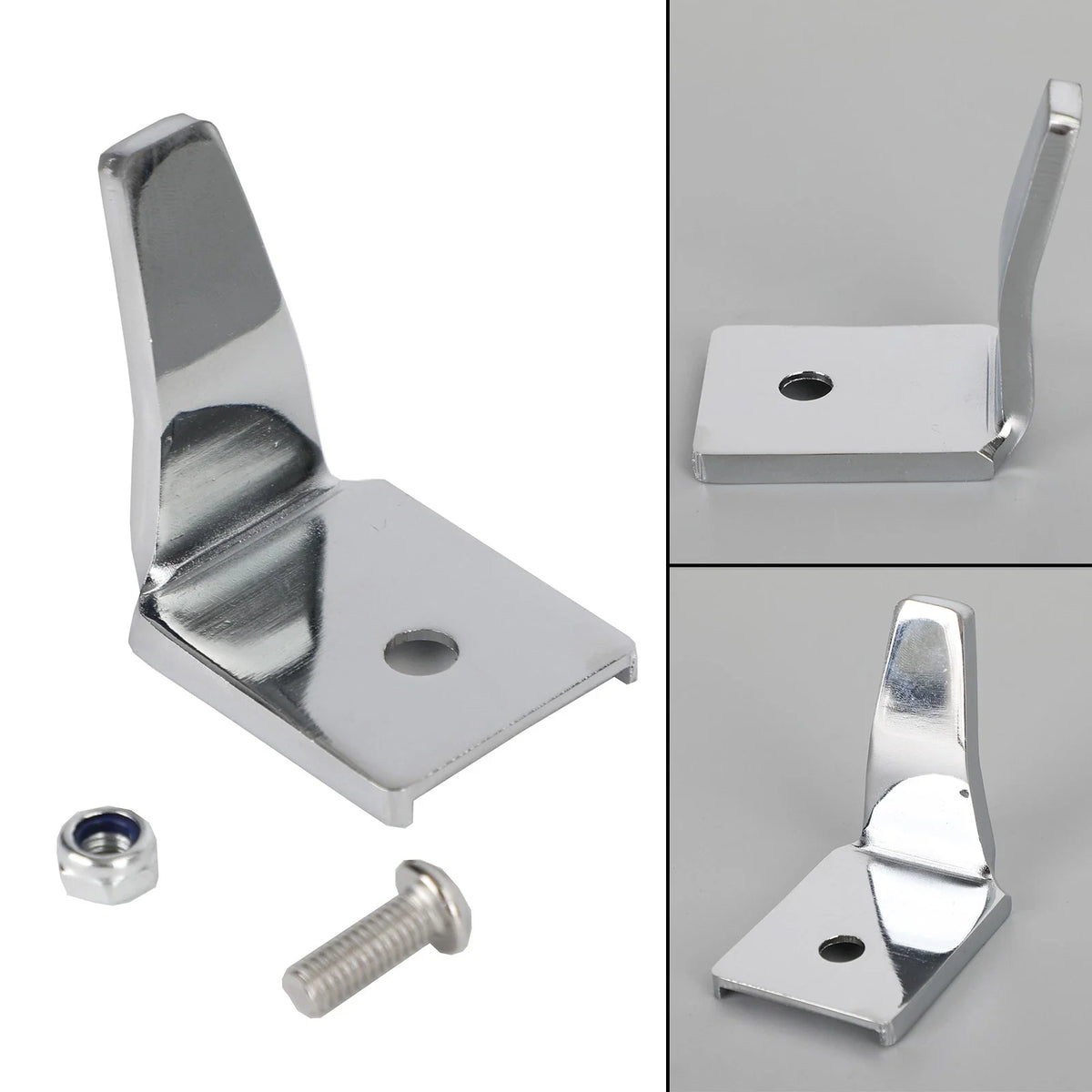 Chrome Stand Kickstand Extension for Harley Softail Fat Boy Deluxe (2007–2017)
