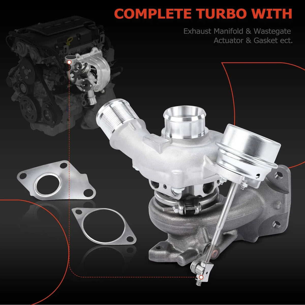 Turbocharger for Ford F-150 (2015–2017) 2.7L Turbo
