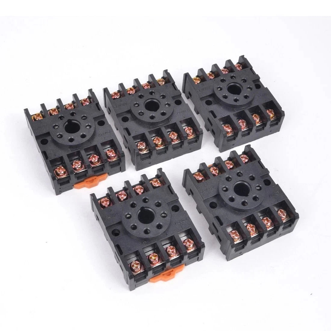 5Pcs 8 Pin Power Timer Relay Socket Base Holder for JTX-2C DH48S