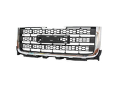 Grille for GMC Sierra 2500/3500 HD (2011–2014) 902-99E, Dark Gray with Chrome Molding