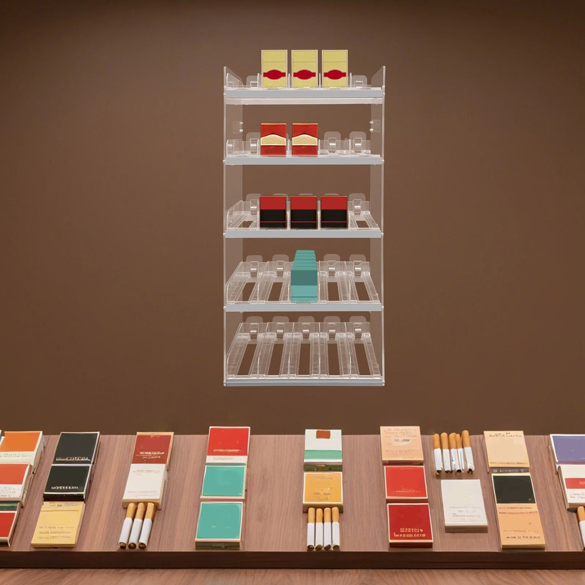Cigarette Display Holder Tray for Retail Store