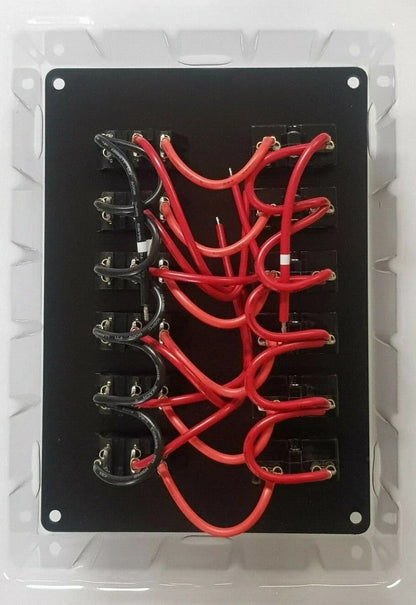 6 Switch Circuit Breaker Panel for Universal Applications (12 Volt)