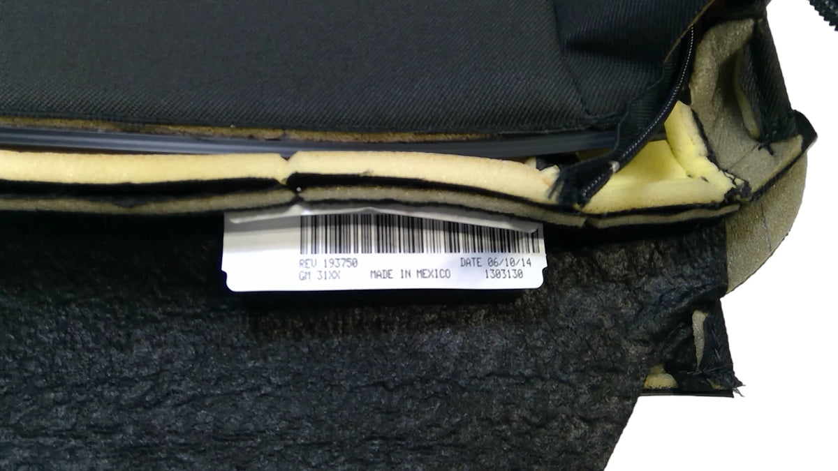 CVR ASM-F/Seat BK Jet Bla for GM (23455896)