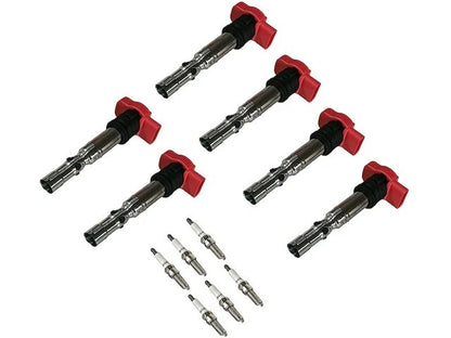 Ignition Coil Set with Spark Plugs for Audi A4 (2002–2005) 67398PZSX