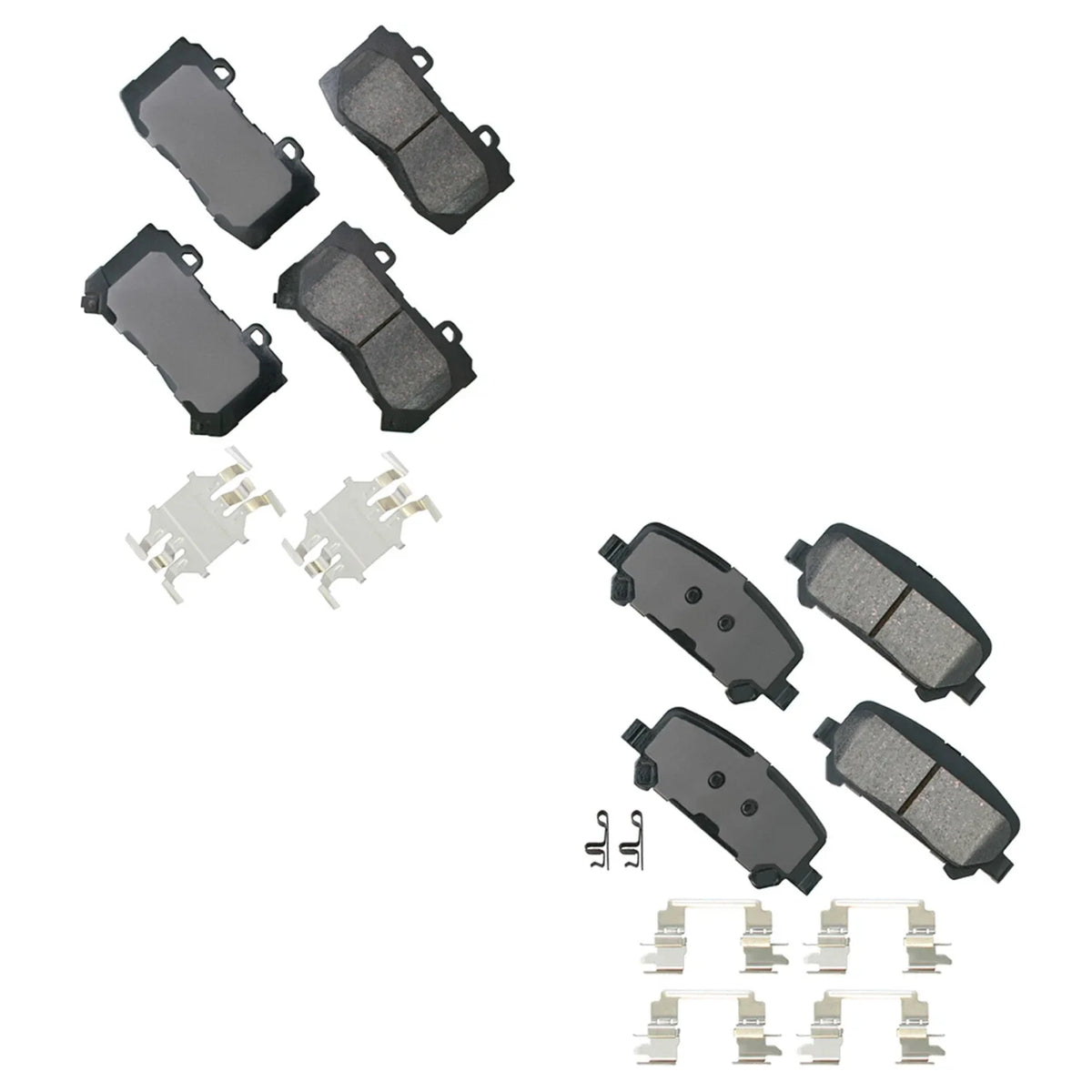 Set of 4 Akebono ProACT Ceramic Disc Brake Pads for Canyon Colorado Terrain (2015–2022)