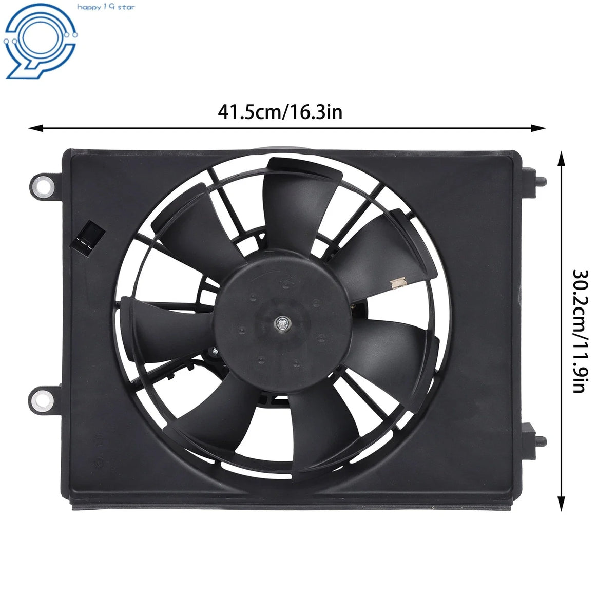 A/C Condenser Fan Assembly with Shroud for Acura ILX (2016–2021)