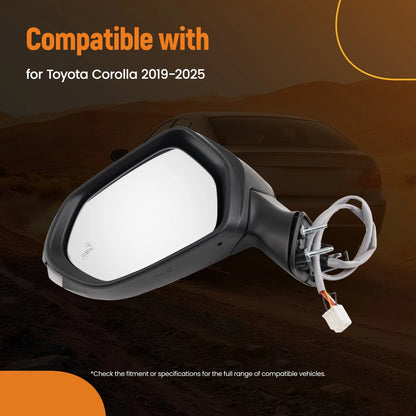 Driver Heated Side View Mirror for Toyota Corolla SE/XSE (2019–2025) LGQKBT