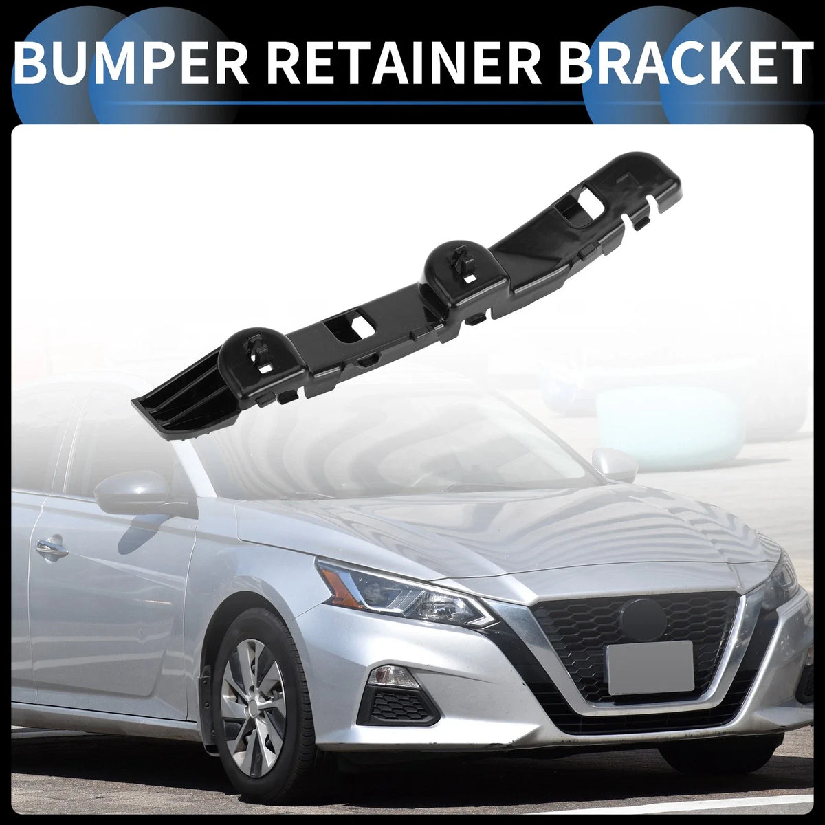 1 Pc Left Front Bumper Retainer Bracket No. 62221JA01A for Nissan Altima (2007–2012)