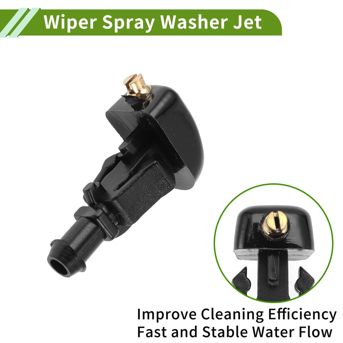 Washer Nozzle with Hose Connector for Ford (No. 3W7Z17603AA)