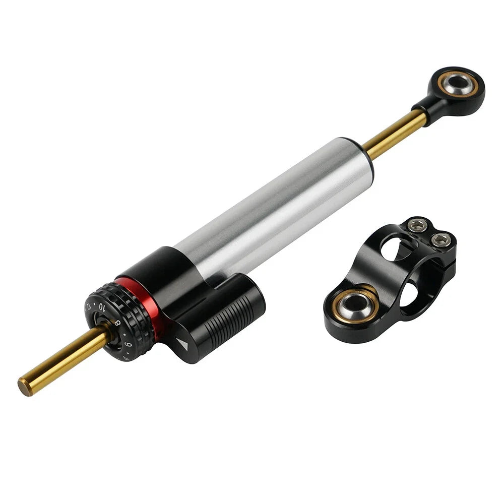 CNC Adjustable Steering Damper Kit for Universal Street Sport Bikes