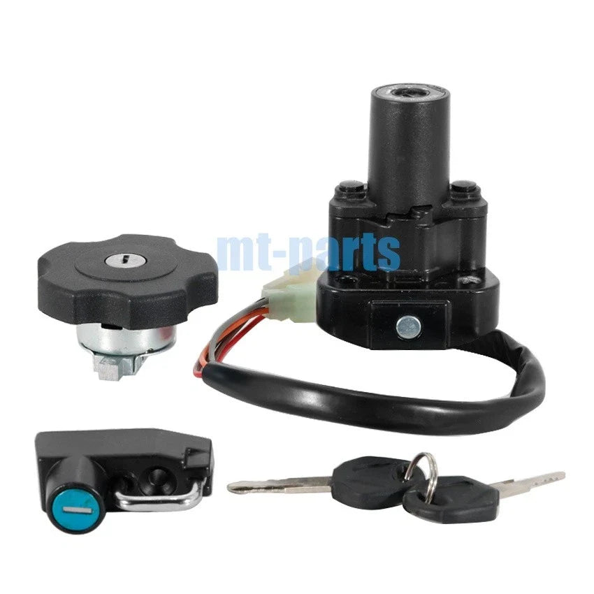 Ignition Key Switch Fuel Cap Set for Yamaha XT500E (1995–1996, 2000–2002) & XT600E (1996–2002)