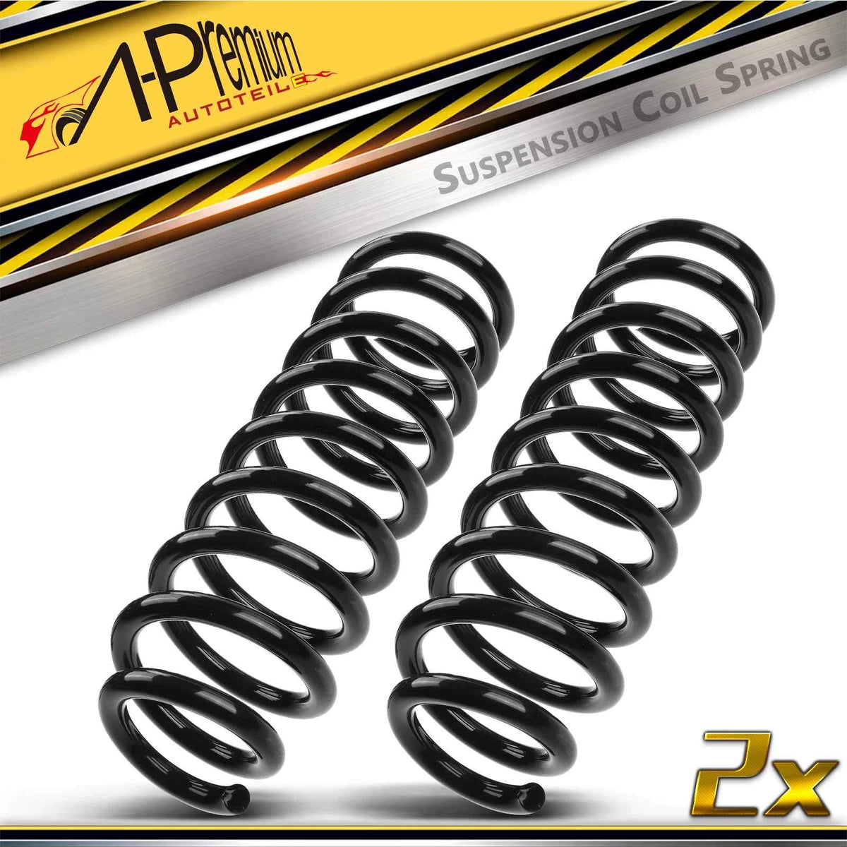 2X Front Coil Springs for Ford Crown Victoria, Mercury Marauder (2003–2006) - 3W3D5310AA, 3W3Z5310AA, 3W735310BA, 80668