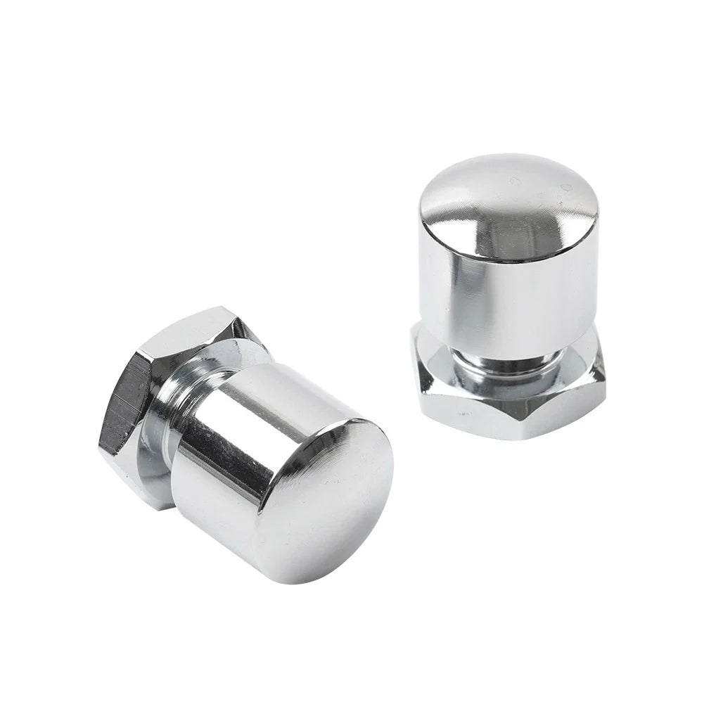 2X Solo Seat Vintage Nuts Screw for Harley Touring Road Glide Street Glide (2014–2023) Chrome