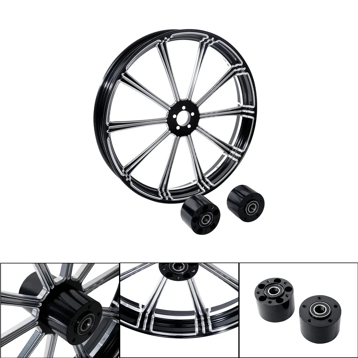 30" Front Wheel Rim Dual Disc Hub for Harley Road Glide (1997–2021)