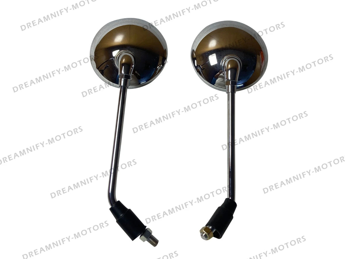 Chrome Side Rear View Mirror for Royal Enfield Classic 350cc 500cc