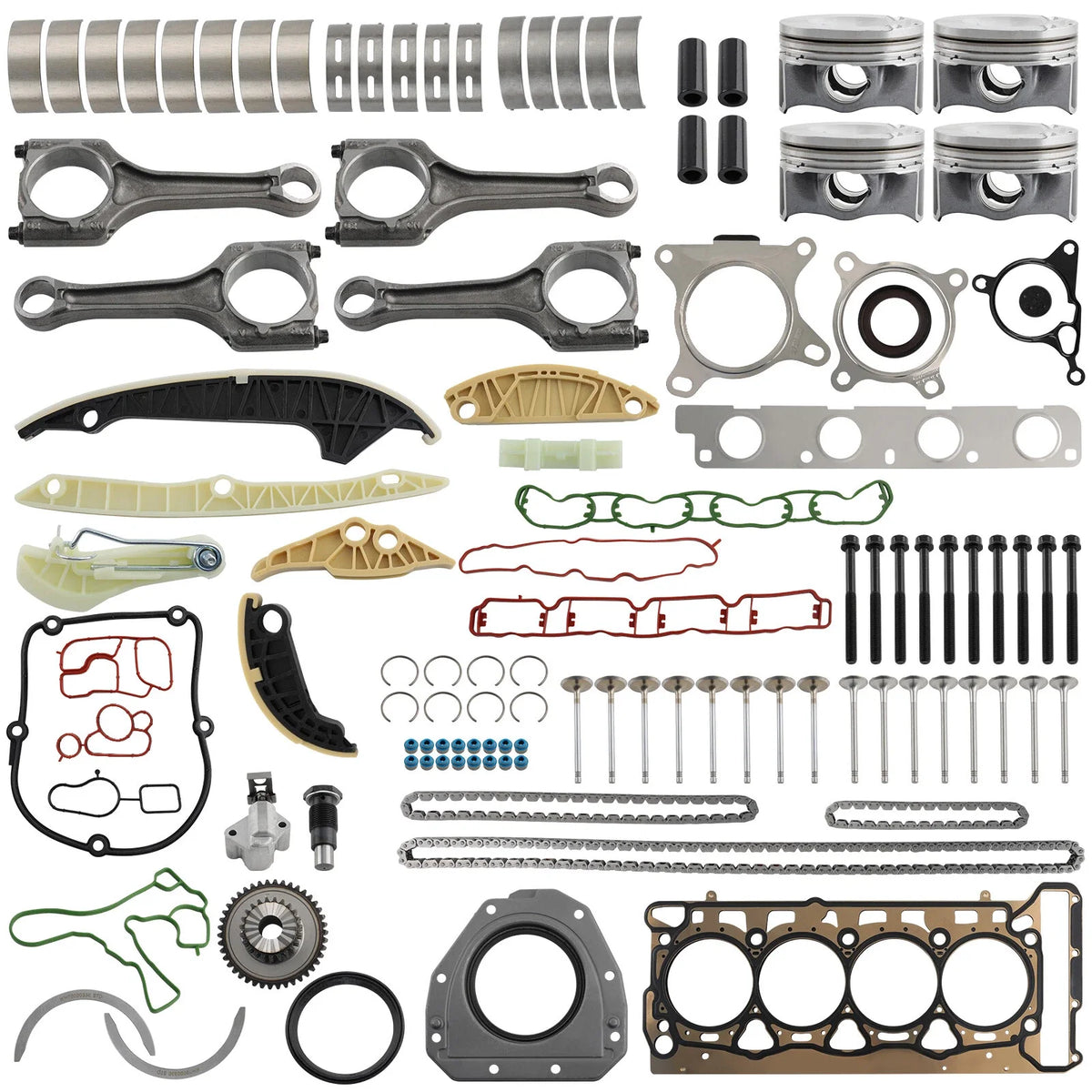 Engine Rebuild Overhaul Kit Pistons for VW EA888 2.0 TSI (2008–2019)