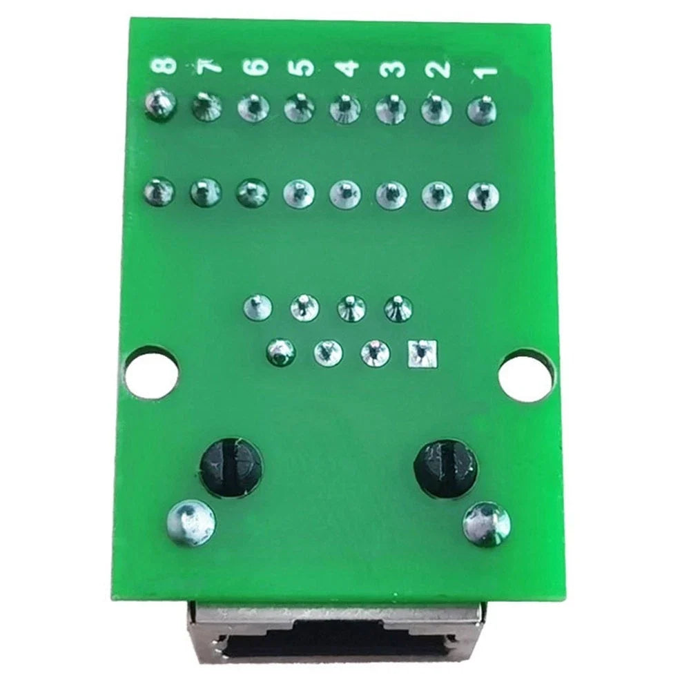 Set of 2 RJ45 Female Solderless Connectors 8 Pin for Fast Network Setup