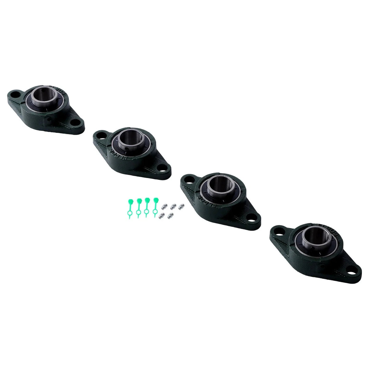 Set of 4 UCFL206-20 Self Alignment Pillow Block Bearings 1-1/4" Bore