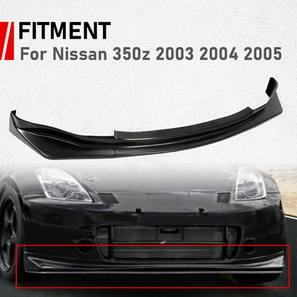 PP Front Bumper Lip Kit for Nissan 350Z Z33 (2003–2005)