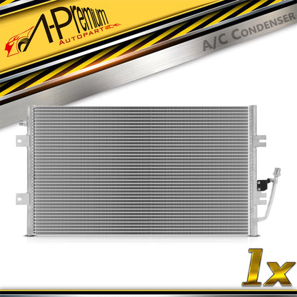 A-Premium A/C Condenser with Bracket for GMC Safari Chevrolet Astro (1995–2005) 52456513, GM3030178, 4623