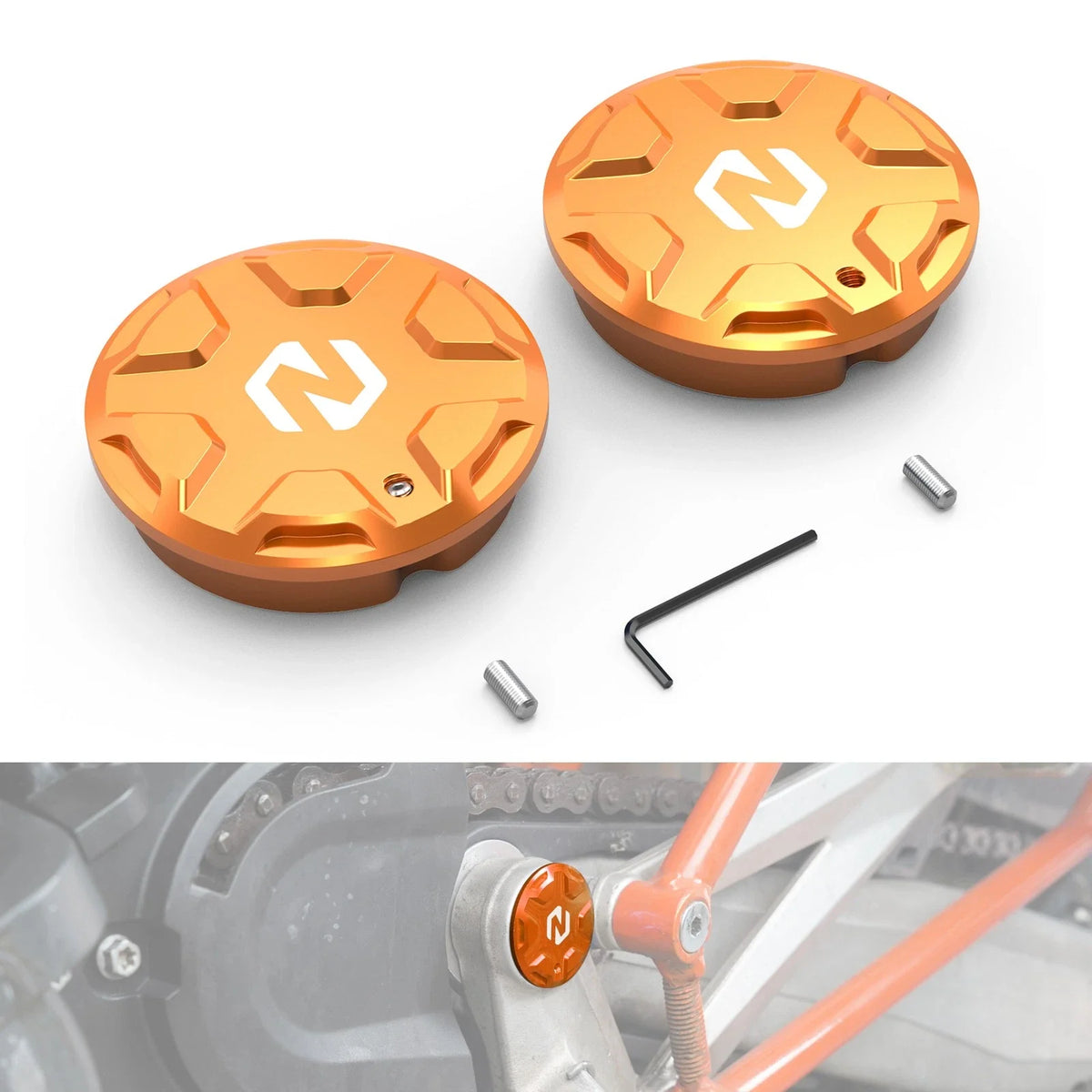 Swing Arm Frame Hole Plug Cover Cap for KTM 690 Enduro/SMC R (2008–2025)