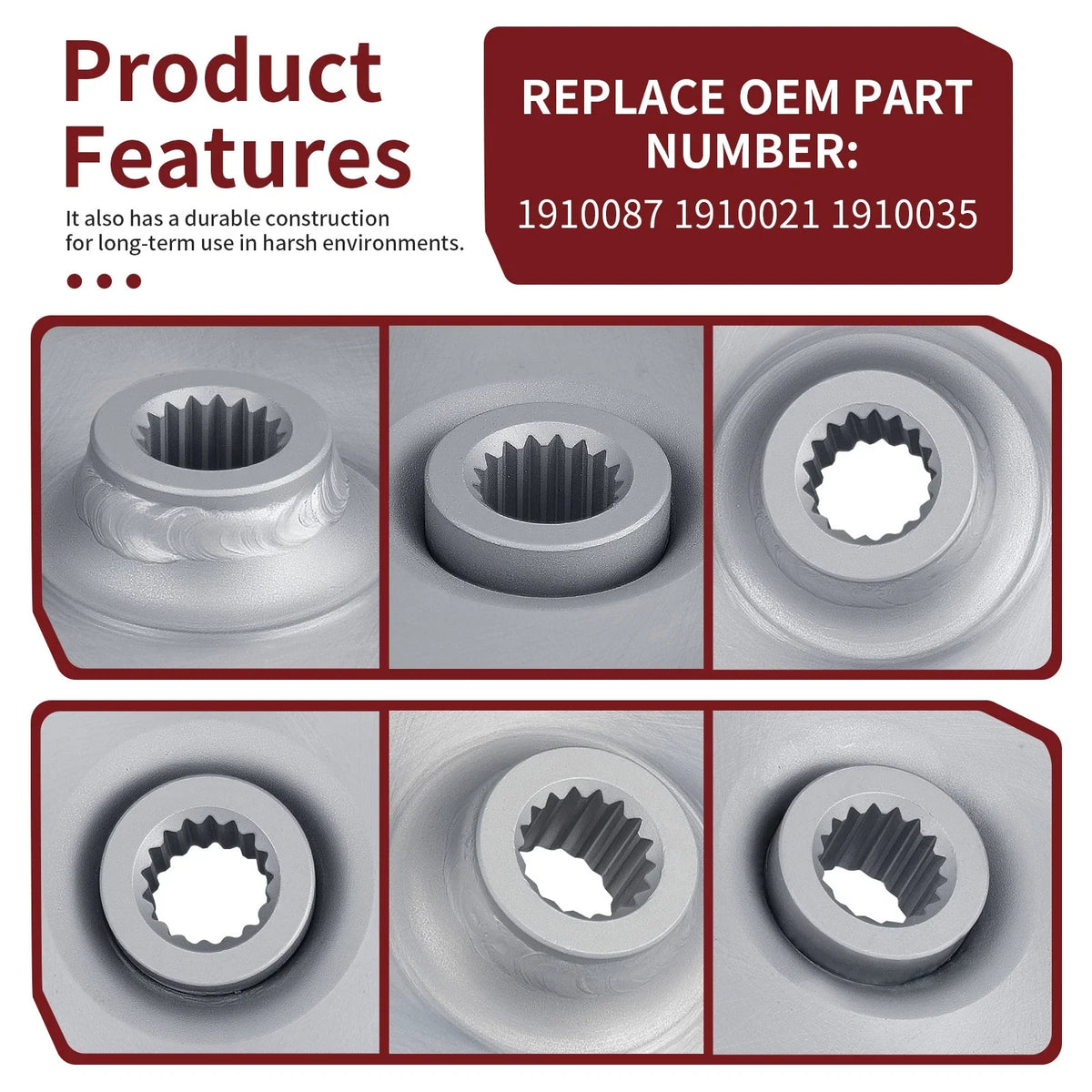Rear Brake Disk Rotor for Polaris Trail Boss Big Boss Scrambler Cyclone (250-350)