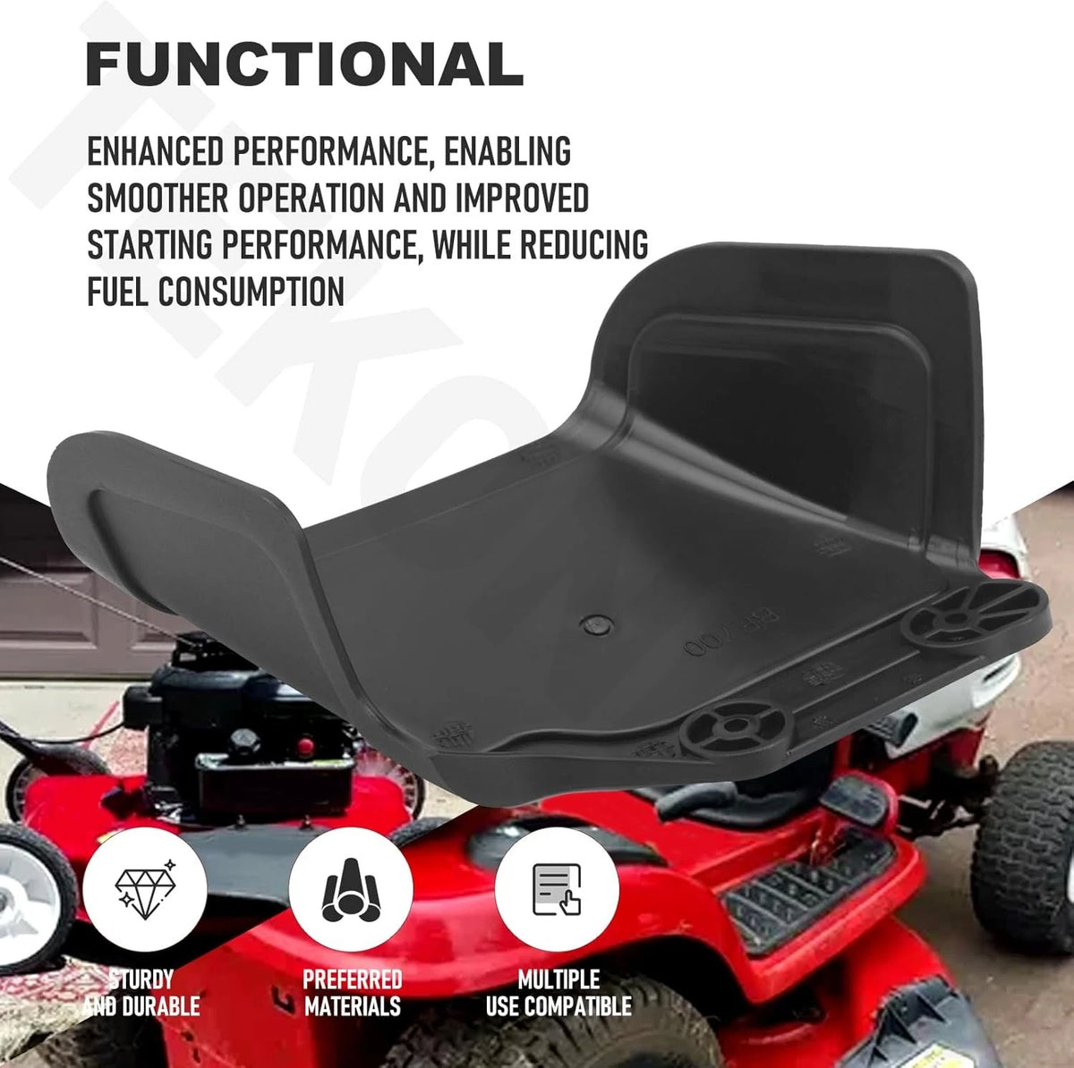Fixed Side Discharge Chute for MTD Bolens LawnMower