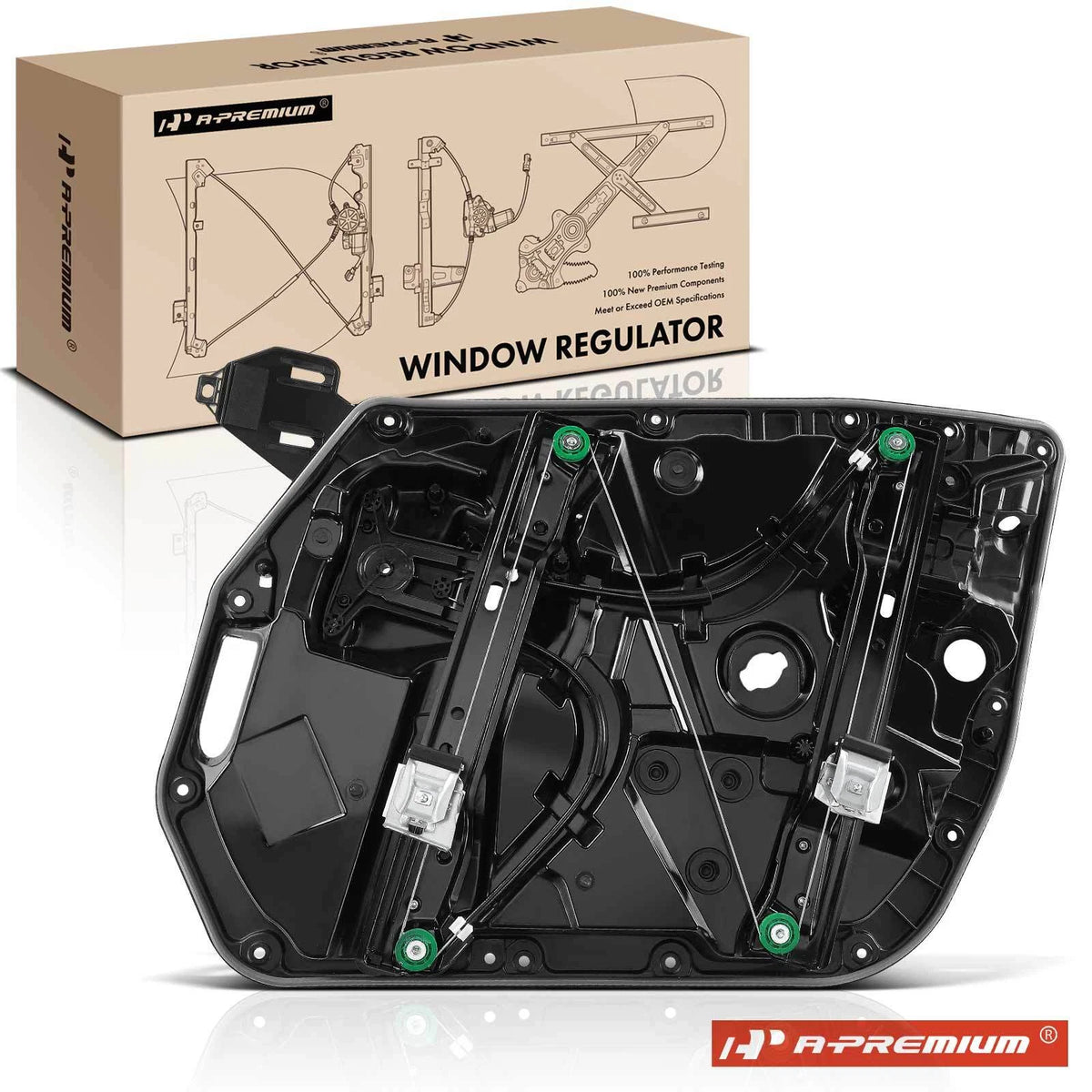 Front Driver Window Manual Regulator with Panel for Mercedes-Benz E300 (2017–2019) - 2137205105