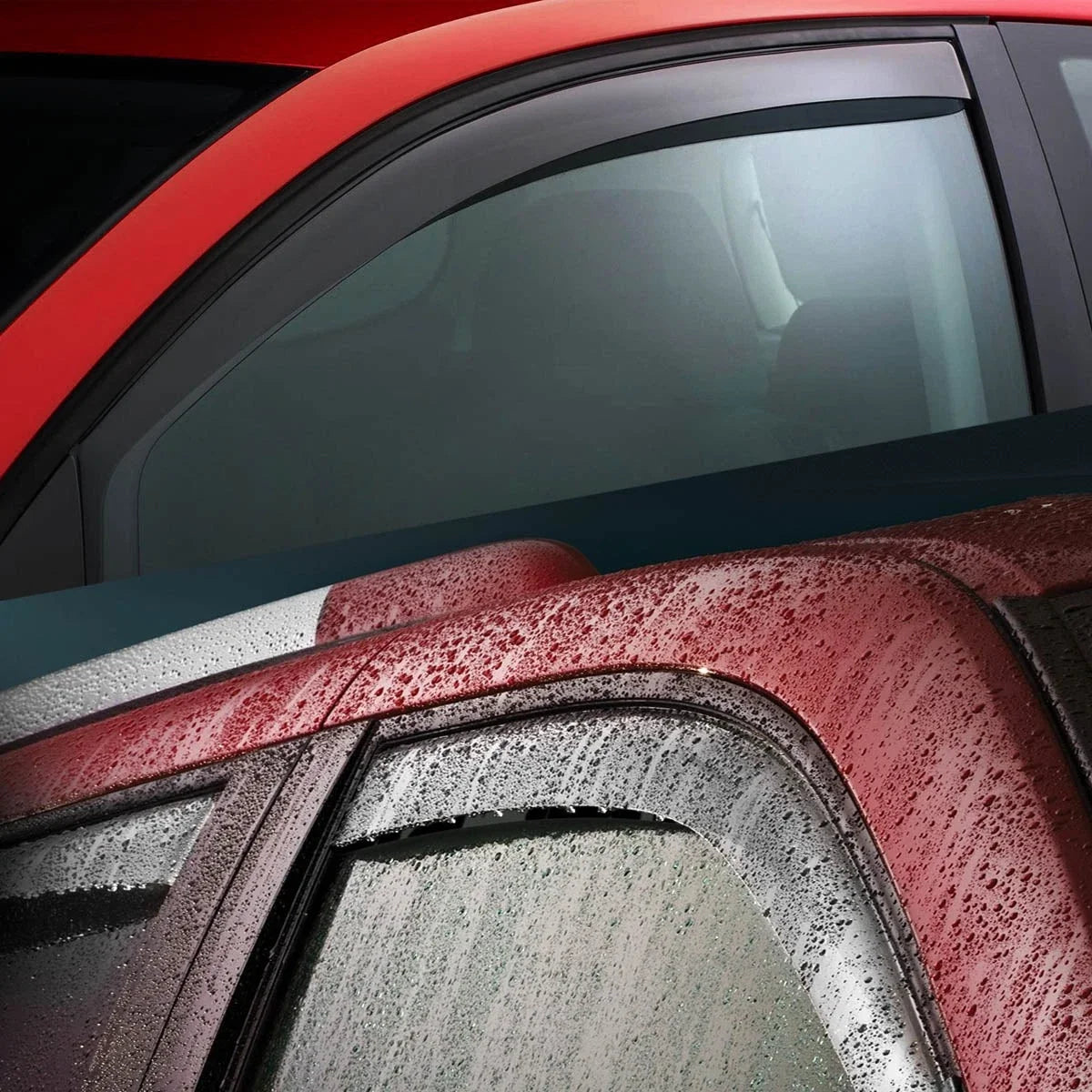 2X Smoke Tint Side Window Visor for Nissan Maxima (2004–2008)