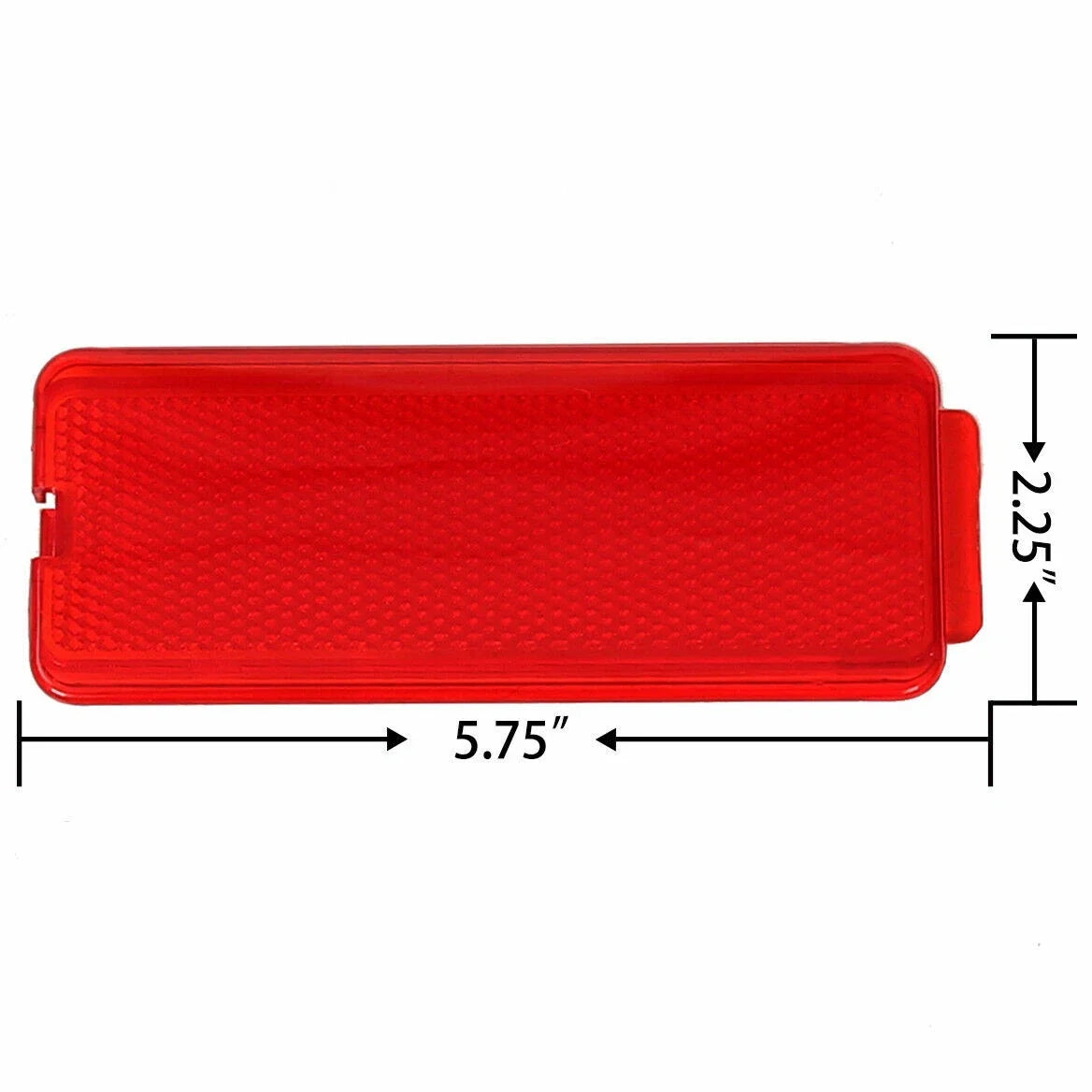 Set of 2 Interior Door Panel Light Reflectors for Ford Super Duty F250 F350 F450 (1999–2007) RED