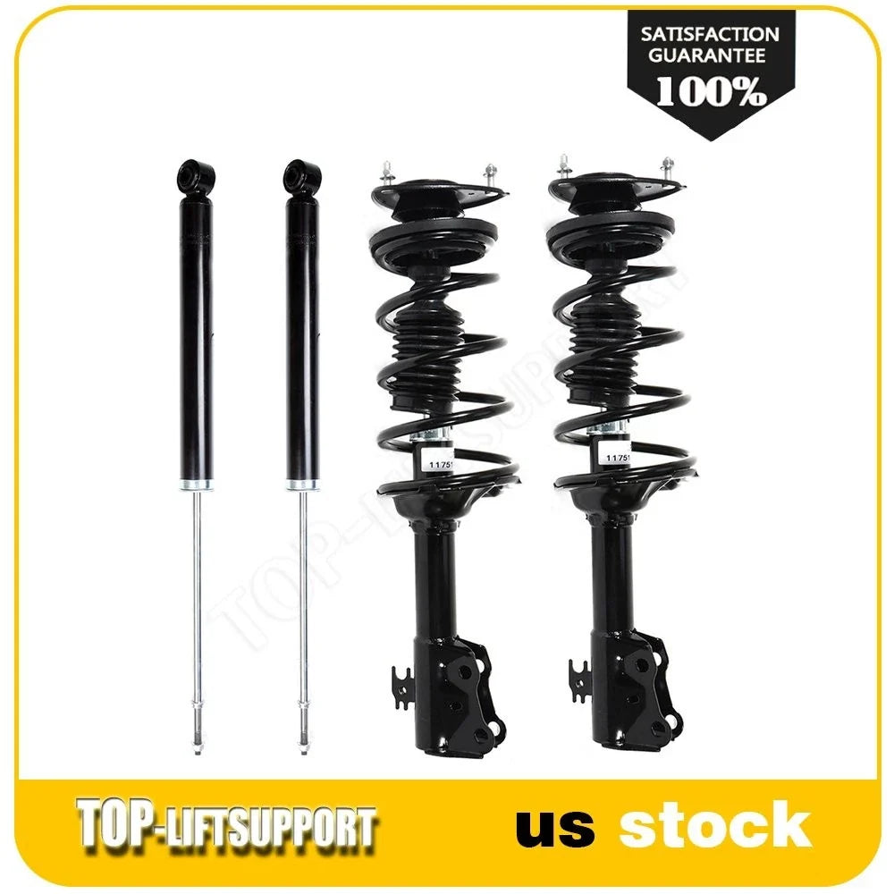 Set of 4 Complete Struts and Shocks for Toyota Echo (2000–2005)