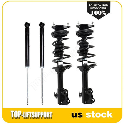Set of 4 Complete Struts and Shocks for Toyota Echo (2000–2005)