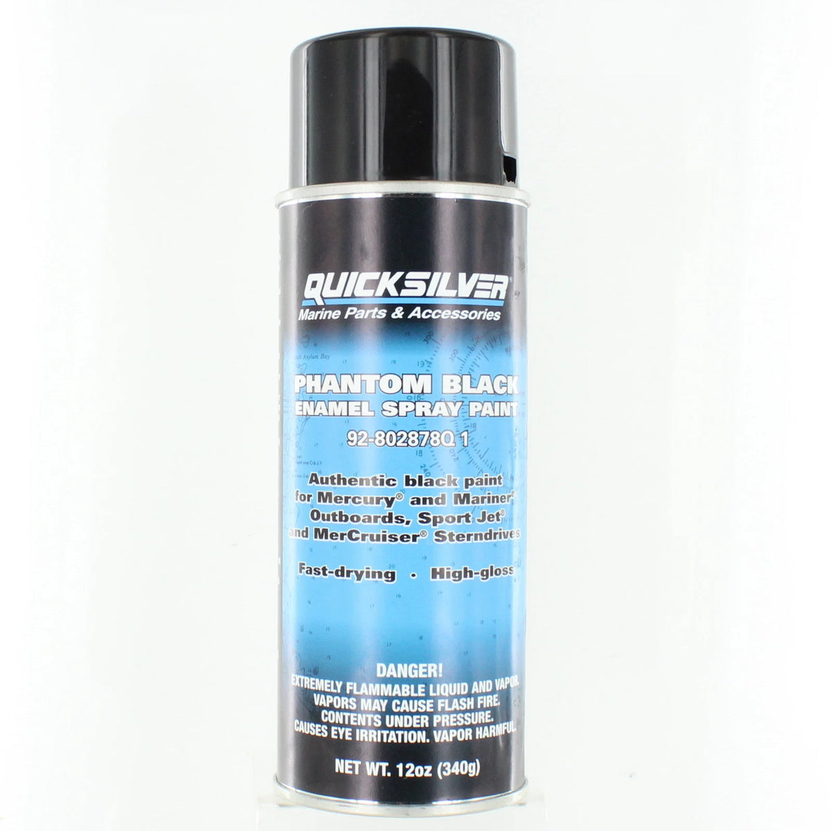 Phantom Black Enamel Spray Paint for Mercury Marine/Mercruiser (92-802878Q1)